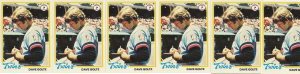 1978 Topps Dave Goltz - banner