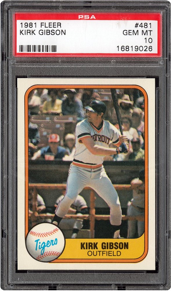 1981 Fleer Kirk Gibson
