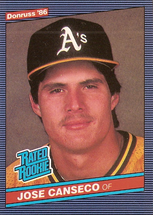 1986 Donruss Jose Canseco