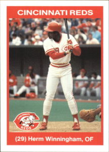 1990 Kahn's Cincinnati Reds Herm Winningham