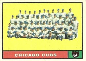 1961 Topps Chicago Cubs Team Card