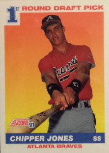 1991 Score Chipper Jones