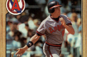 1987 Topps Wally Joyner Rookie Card feature