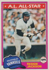 1981 topps reggie jackson