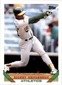 1993 Topps Rickey Henderson