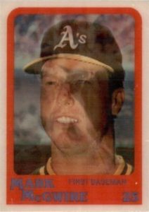 1987 Sportflics Rookies Mark McGwire