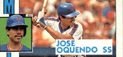 1984 Topps Jose Oquendo - feature