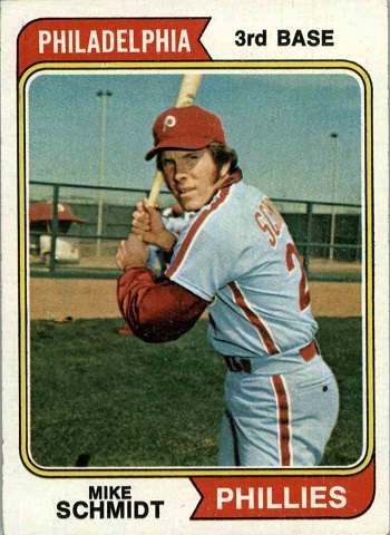 1974 topps mike schmidt