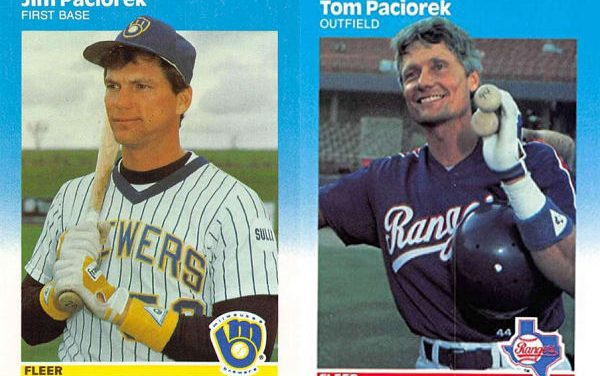 1987 Fleer Was a Paciorek Family Reunion