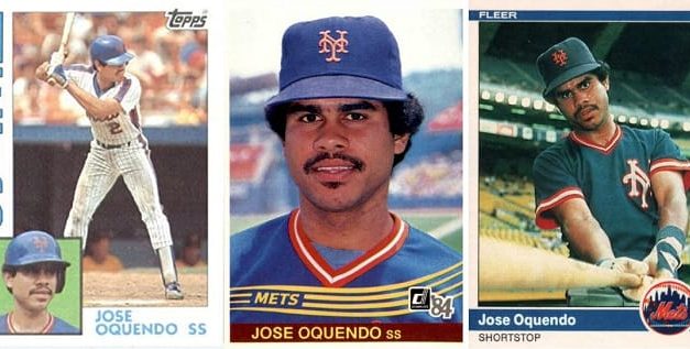 How the 3 Jose Oquendo Rookie Cards Made History