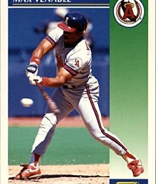 The Venerable 1992 Score Max Venable Card