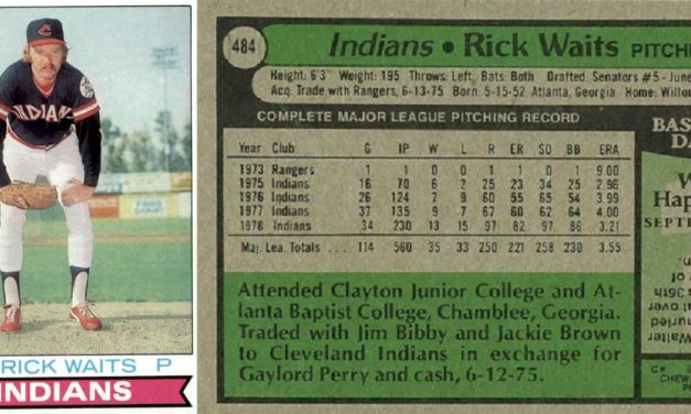 Truth in Advertising with 1979 Topps Rick Waits