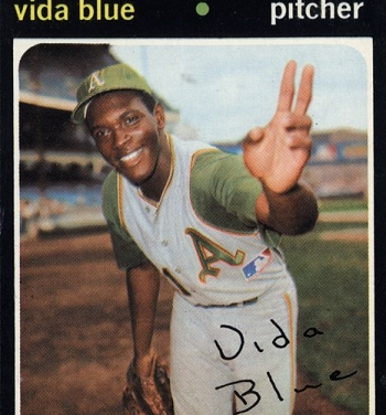 1972 Pro Star Promotions Vida Blue Is Coming at You