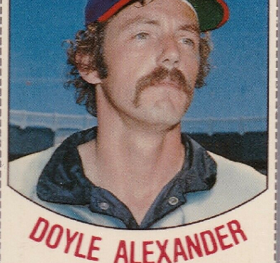 1977 Hostess Doyle Alexander a Big Trade Marker