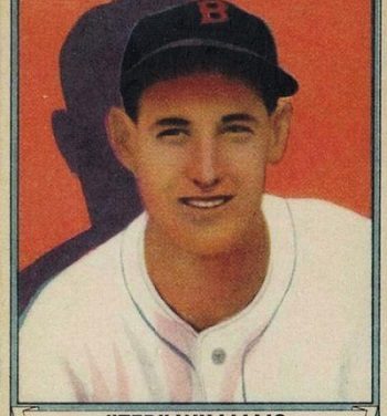 1941 Paper Play Ball Ted Williams Got the Upper Hand Got the Upper Hand