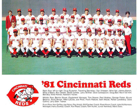 1981 Reds Team Photo Painful for More than Just the Polyester