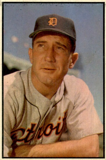 1953 bowman color fred hutchinson